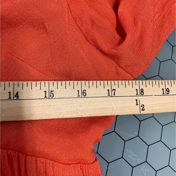 Free People Gentle Dreamer Dress Womens S Burnt Orange Open Back Lined Boho - Picture 7 of 16